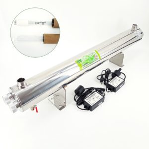 UV-C sterilizator UV110W=55W*2, Max flow 5.4t/h, 1''