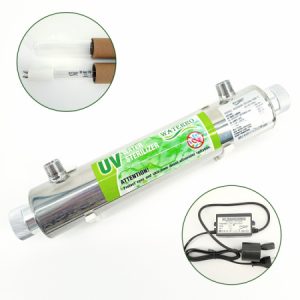 UV-C sterilizator UV16W=16W*1, Max flow 0.48t/h, 1/2''
