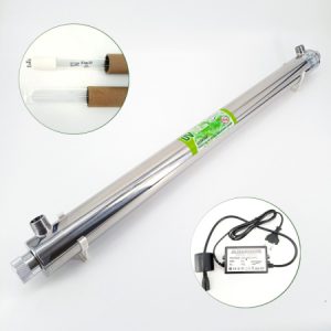UV-C sterilizator UV55W=55W*1, Max flow 2.7t/h, 3/4''